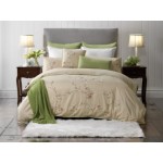 Estelle King Size Quilt Cover Set Taupe (By Bianca) $185.00